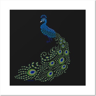 Jeweled Peacock Posters and Art